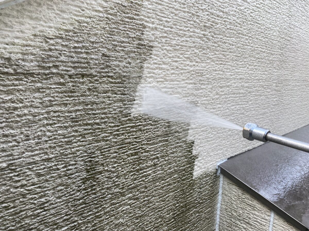 広島　M様　外壁塗装　付帯部塗装　高圧洗浄