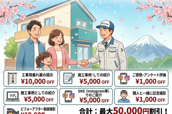 春のキャンペーン継続