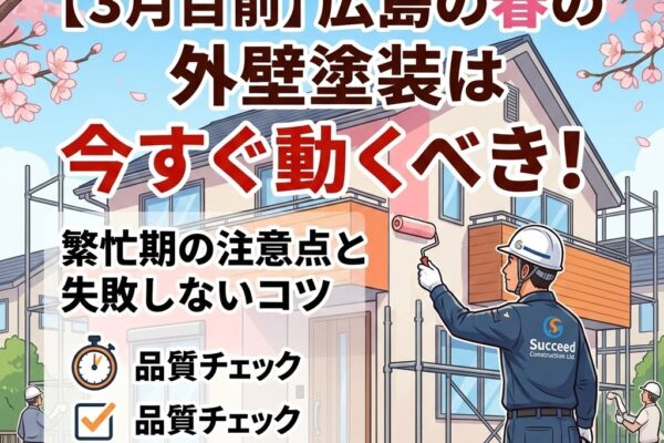 ３月がおすすめ外壁塗装