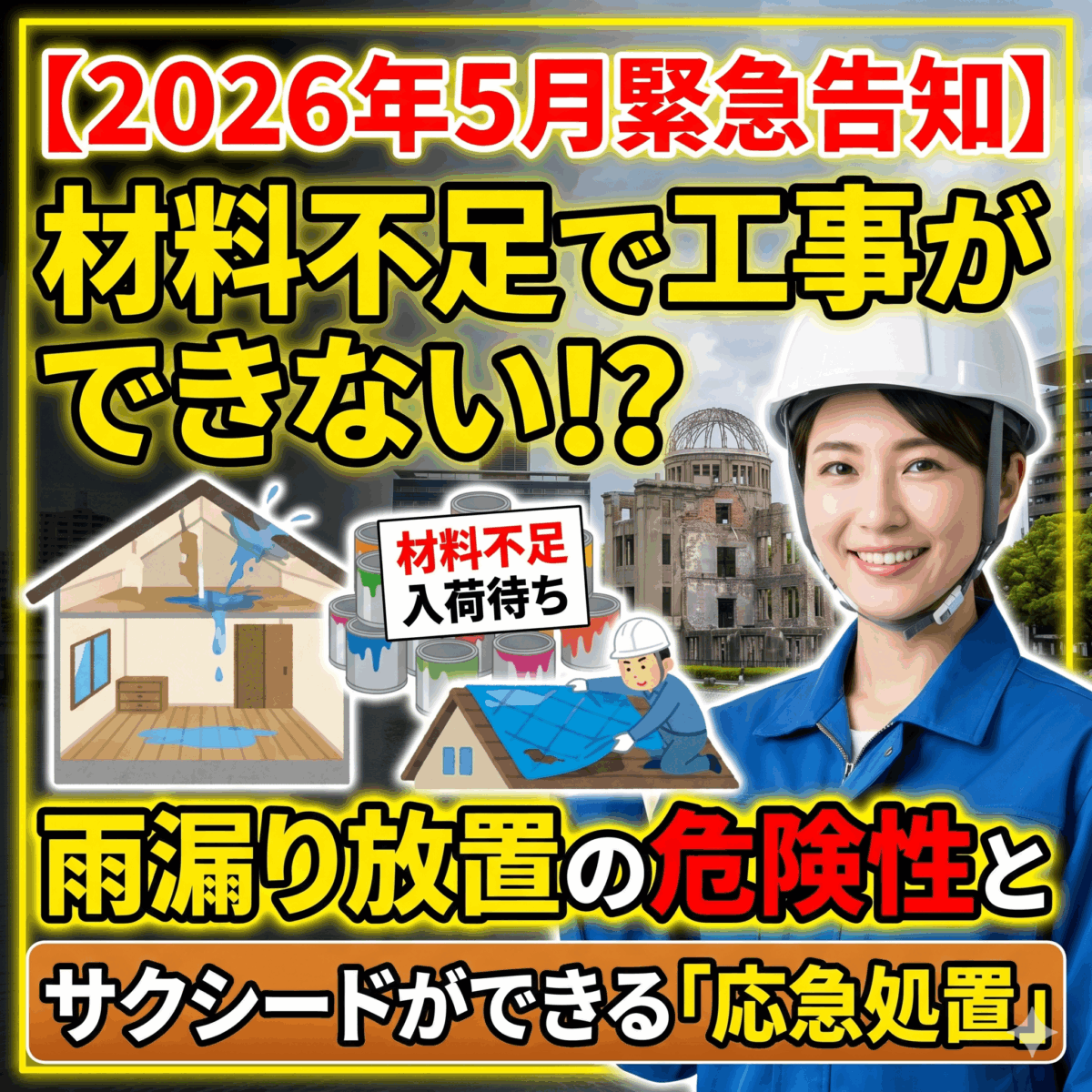 応急処置します
