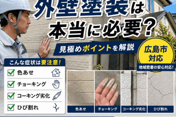 築10年で点検すべきポイントとは？外壁塗装が必要か見極める方法